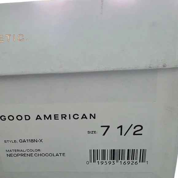 Good American Brown High Kickstand Stiletto Booties Size 7.5 - Picture 4 of 4